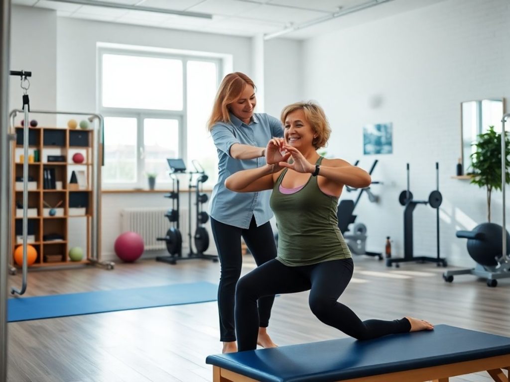 Terapie prin exerciții pentru o viață activă și sănătoasă.